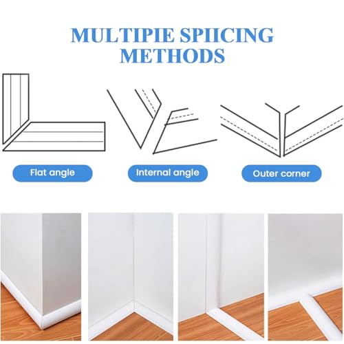 Image of Serplex 13 ft PVC Floor Cable Cover Cord Protector, 2.5cm Wide Self-Adhesive Cable Management Raceway Flexible Wire Protector Reuseable Cover for Floor Wire Protection & Trip Prevention