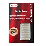 Eyelid Lift Strips,Invisible Eyelid Strips,Droopy Eyelid Lifter,Self-Adhesive Fiber Eyelid Correcting Strips for Droopy Hooded Mono-eyelids,260Pcs 6MM