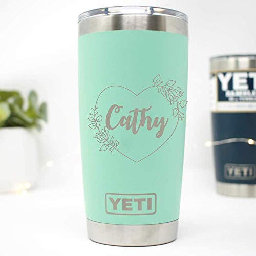 laser engraved yeti tumbler