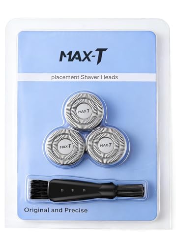 Tête de rasoir de rechange MAX-T pour rasoir électrique rotatif homme