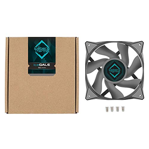 Image of Iceberg Thermal IceGALE 120mm PWM Premium Case Fan (Gray)