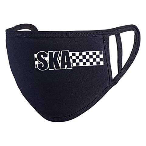 Racker-n-Roll SKA Mund-Nasen-Bedeckung, schwarz Cover