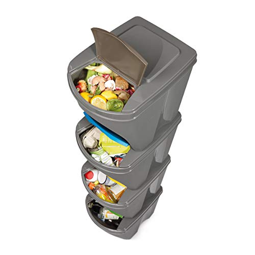 KrysGo - Bidoni impilabili in plastica con