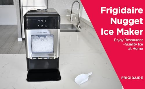 Frigidaire EFIC235-AMZ Countertop Crunchy Chewable Nugget Ice Maker, 44lbs per Day, Self Cleaning Function, 120 Volts - image 7