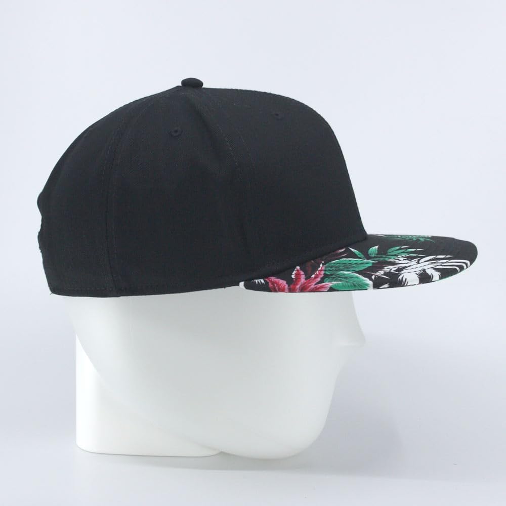 Floral Hawaiian Cotton Twill Adjustable Snapback Baseball Caps - Image 6