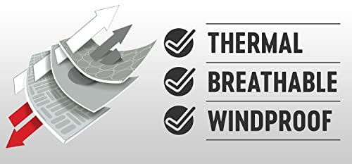 Noru Full Heat Glove Liner - Tri-Layer Fabric With Fleece Lining And Touchscreen Compatibility For Motorcycle, Utv, And Snowmobile Riding #TOP2