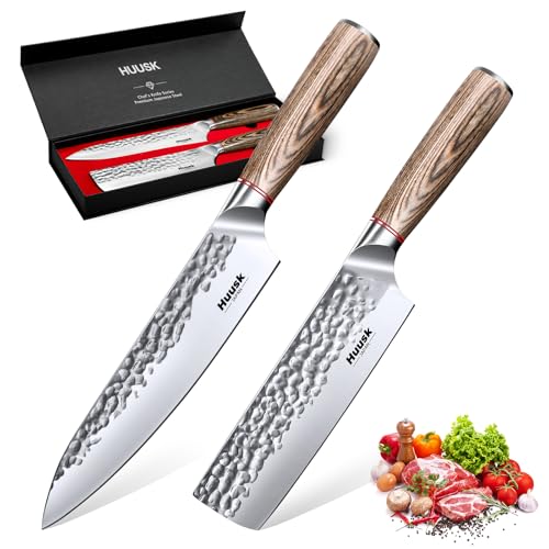 Huusk 2-Piece Nakiri Knife Set