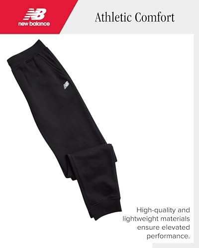 New Balance Boys Joggers Set - 2 Piece Short Sleeve Graphic Tee and Fleece Joggers for Boys - Athletic Pants Set (Sizes 8-20)4