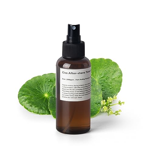 Lazy Society Cica Calm Aftershave Toner Spray for Men – Soothing & Hydrating Post-Shave Mist with Centella Asiatica, Cooling Facial Toner for Sensitive Skinn 4.05 oz