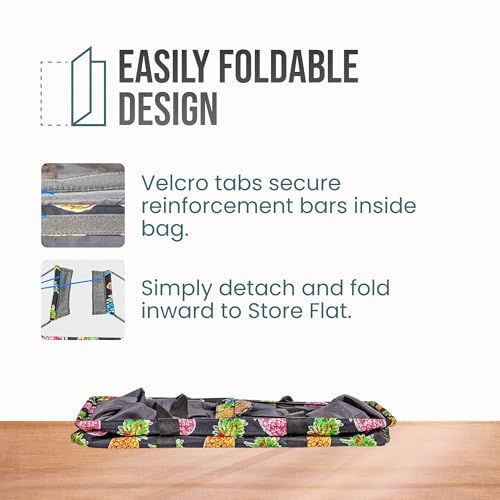 Image of Extra Large Utility Tote Bag - Oversized Collapsible Pool Beach Canvas Basket