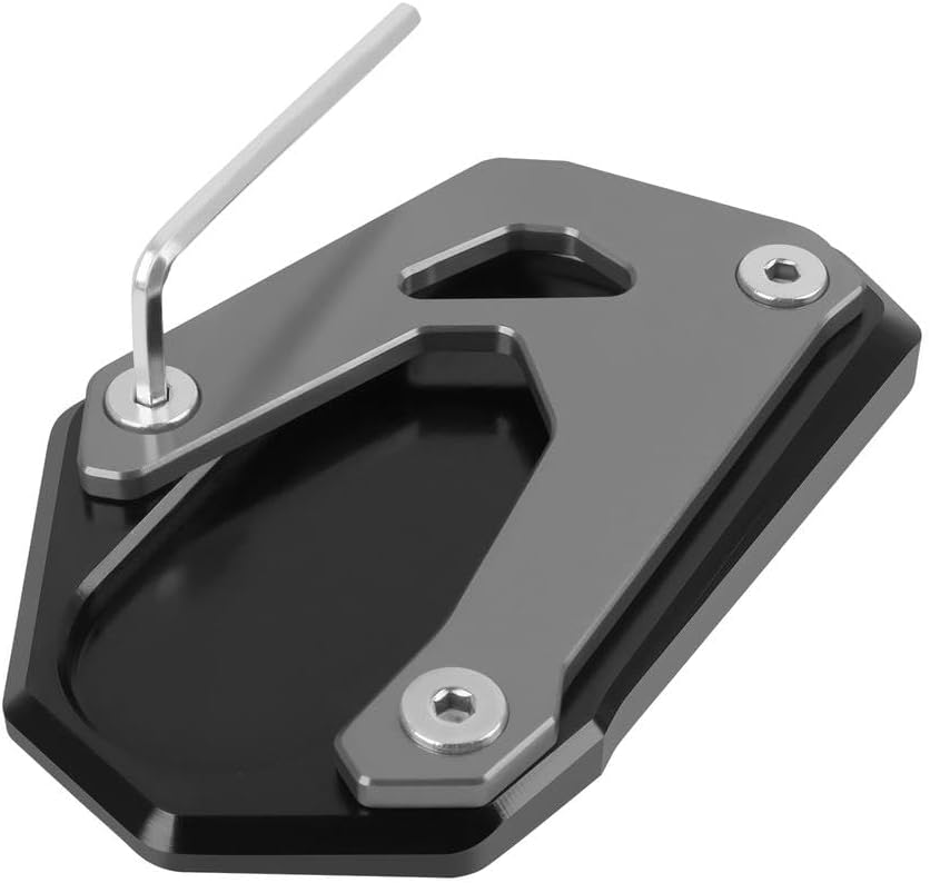 For Suzuki V-Strom 1050 DE For V-Strom 800 For V-Strom 1050 2023 CNC Kickstand Foot Side Stand Extension Enlarger(Black)