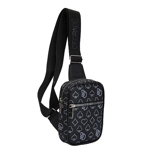 Bolsa Masculina Pochete Necessaire Shoulder Bag Transversal Bags Qualidade Premium (PRETA/CINZA)