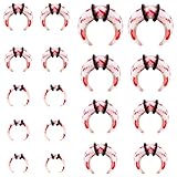 YOFANST Juego de 9 pares de anillos cónicos de herradura de media luna de acrílico, kit de estiramiento en espiral, calibre 14G, 12G, 10G, 8G, 6G, 4G, 2G, 0G, 00G, Acrílico, No es una piedra preciosa