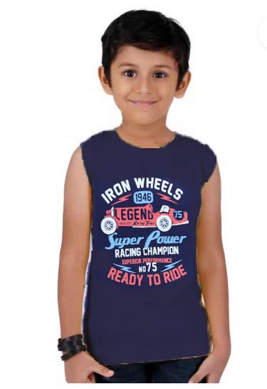 Image of Boys Chest Printed t Shirts Cotton Combo Pack of 5