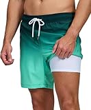 【USO VERSÁTIL】Los bañador hombre están diseñados para diversas actividades, incluyendo surfear, nadar, hacer surf, navegar, tomar el sol, practicar deportes con pelota, pasar un rato en la playa, usar ropa informal, hacer recados u otras actividades al aire libre