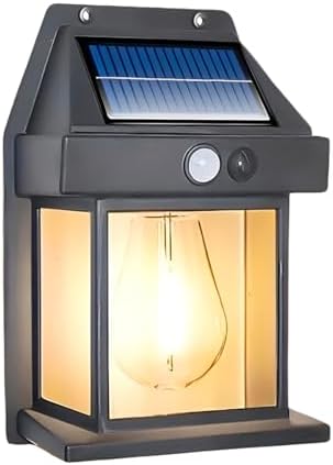 Luminária Arandela Solar Vintage LED para Área Externa – Estilo Colonial, R...