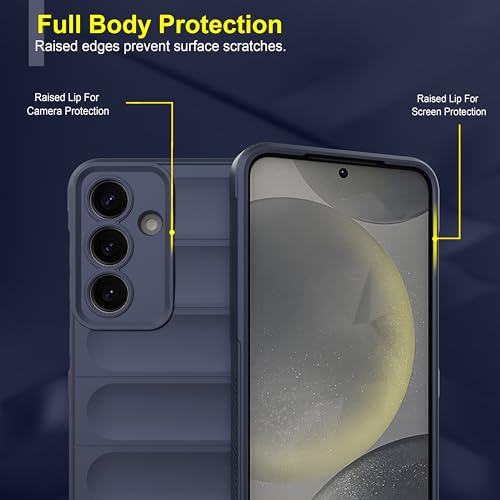Image of amazon basics Back Case Cover for Samsung Galaxy S25 5G (Silicone Magic-Sapphire)