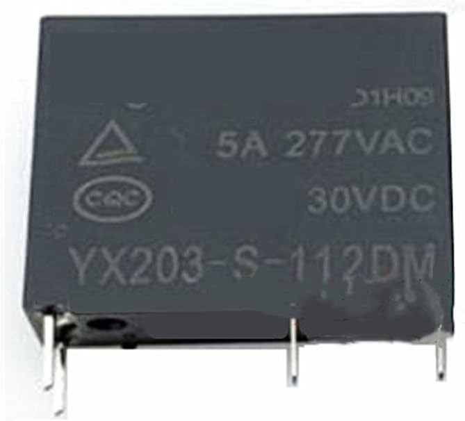 20Pcs Relay YX203-S-112DM YX203 S 112DM 5A 12VDC 1 Normally On Instead of HF46F/12-HS1