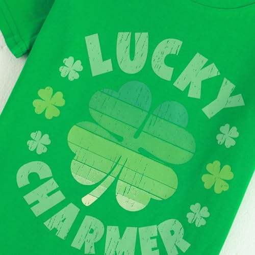 Image of Kids St. Patrick's Day Shirt Boys and Girls Green T-Shirt Clothing 4-12 Years