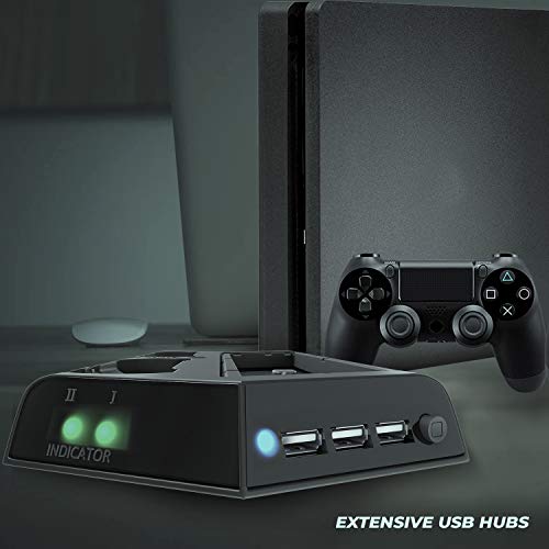 image for Ortz PS4 Stand Cooling Fan Station for Playstation 4, PS4 Accessories,