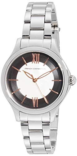 French Connection Analog Silver Dial Womens Watch-FCS1009SM (B07M8NJK25) Amazon Price History, Amazon Price Tracker
