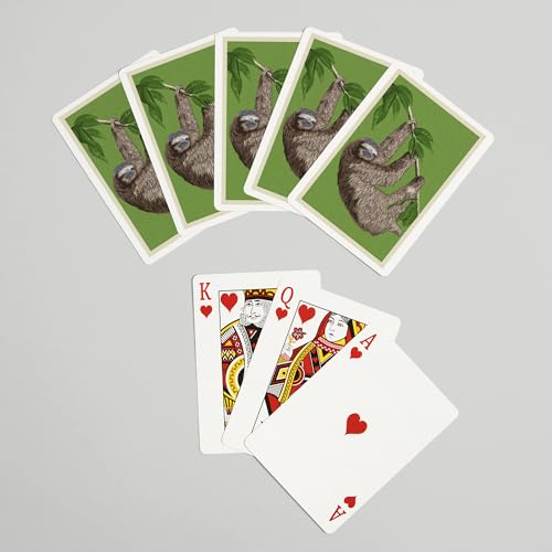 Baraja Tres Dedos de Perezoso, 52 Naipes Poker miniatura 7