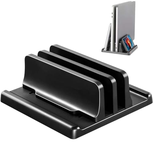 Support ordinateur portable vertical résolvant le manque d'espace