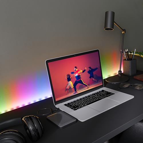 Image of Monster Smart 6.5ft Indoor Multi-Color Light Strip, Sound Reactive, Razer Chroma