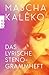 Das lyrische Stenogrammheft / Kleines Lesebuch für Große
