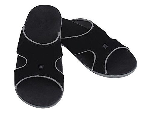 Spenco Polysorb Total Support Kholo Sandals, Black/Pewter, Men's 8