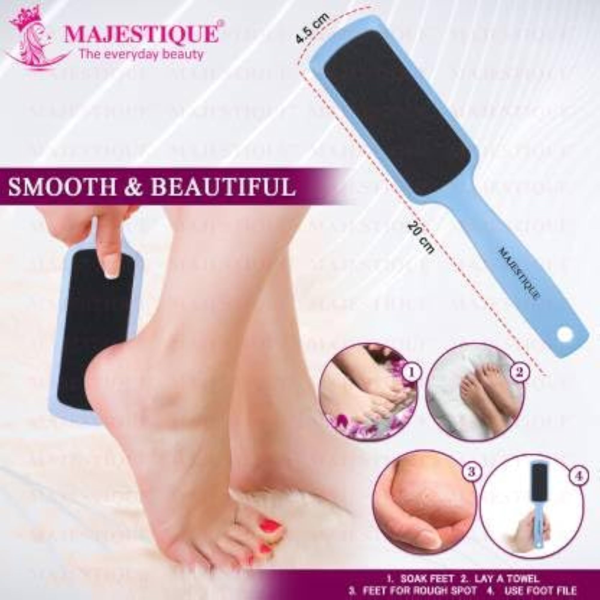 Foot File Callus Remover, Lightweight Metal