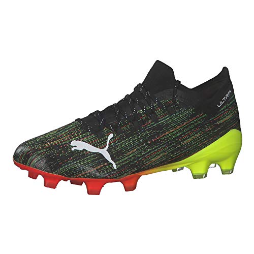 Fußballschuhe Damen Puma Unisex Football Trainers in Schwarz Weiß Gelb