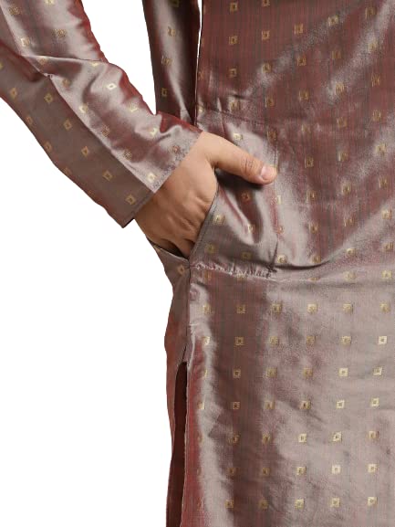 Image of SOJANYA Men Kurta Pyjama With Nehru Jacket