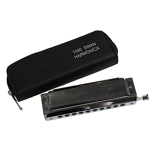 PacuM Harmonica par instrument Key Harmonica Harmonica chromatique C Key W 10 trous 40 tons Harmonica - Les Beatles, Paul McCartney, John Lennon, RIngo Starr, George Harrison PacuM Harmonica par instrument Key Harmonica Harmonica chromatique C Key W 10 trous 40 tons Harmonica – Image 5