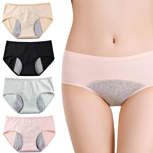 Image of Women's double-layer underwear, 95% cotton, comfortable and close-fitting, move however you want.