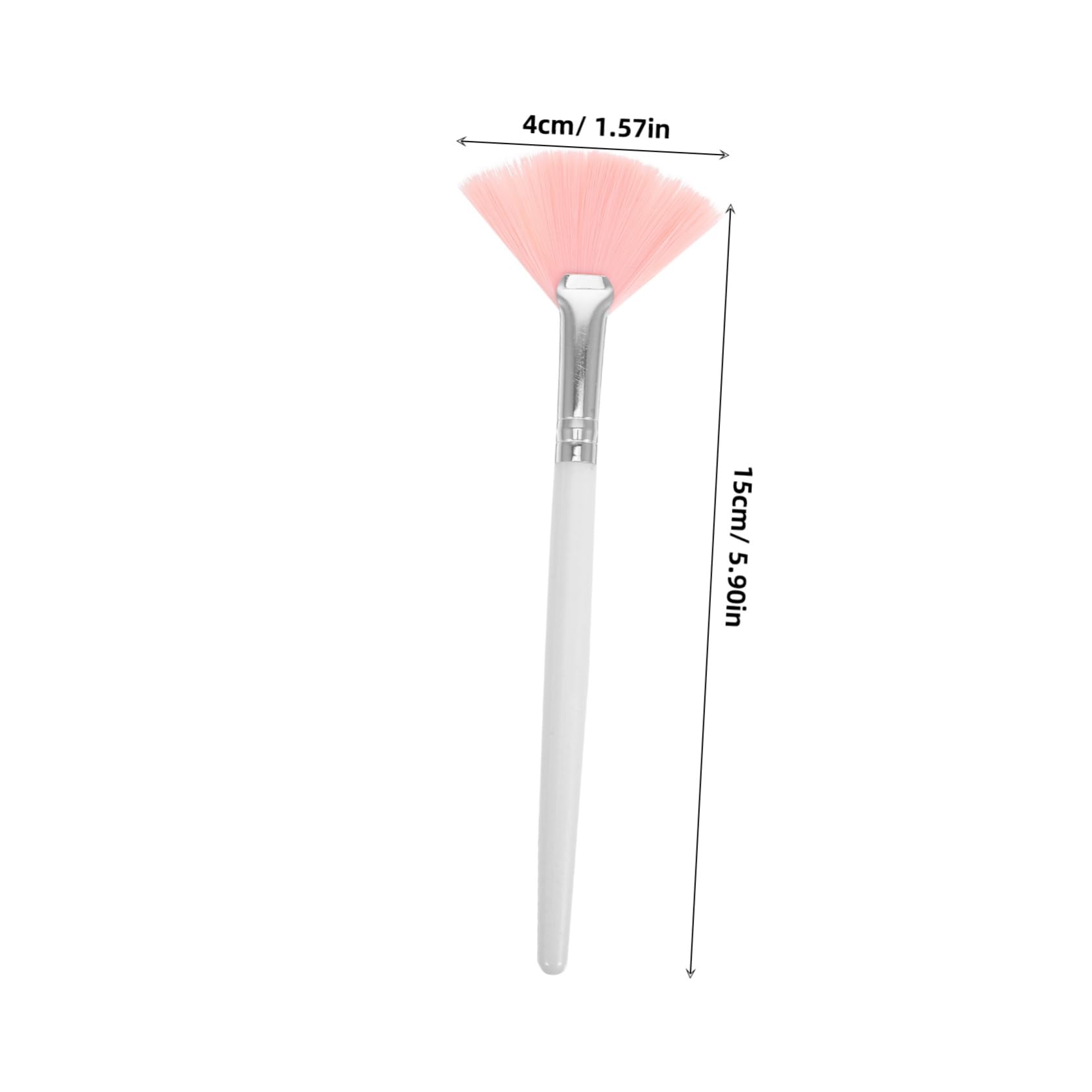 Ipetboom Professional Makeup Brush Set 4pcs Fan Brushes Foundation Contour Highlighter for Face for Facials