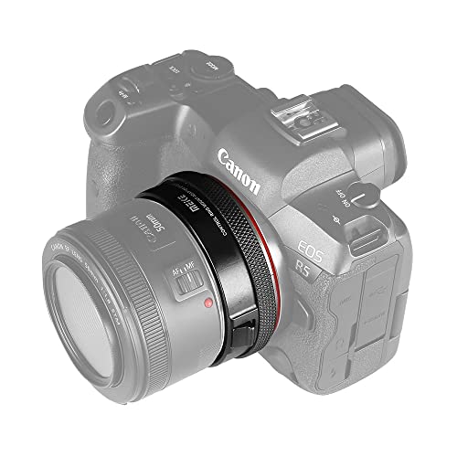 Meike MK-EFTR-B Compatible with Ca Non EF/EF-S Lens to RF Mount Cameras Auto-Focus Lens Adapter with Control Ring for Ca Non EF/EF-S Lenses to Canon EOS R RP R5 R6 R7 R10 C70