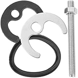 Compatibilité universelle : compatible avec les robinets monotrou, ce kit s’adapte parfaitement à différents modèles de robinets de cuisine et de lavabo, ce qui en fait une solution polyvalente pour les réparations ou les remplacements de robinets. écrou anti-desserrage pour robinet de cuisine, fixation pour robinet de lavabo