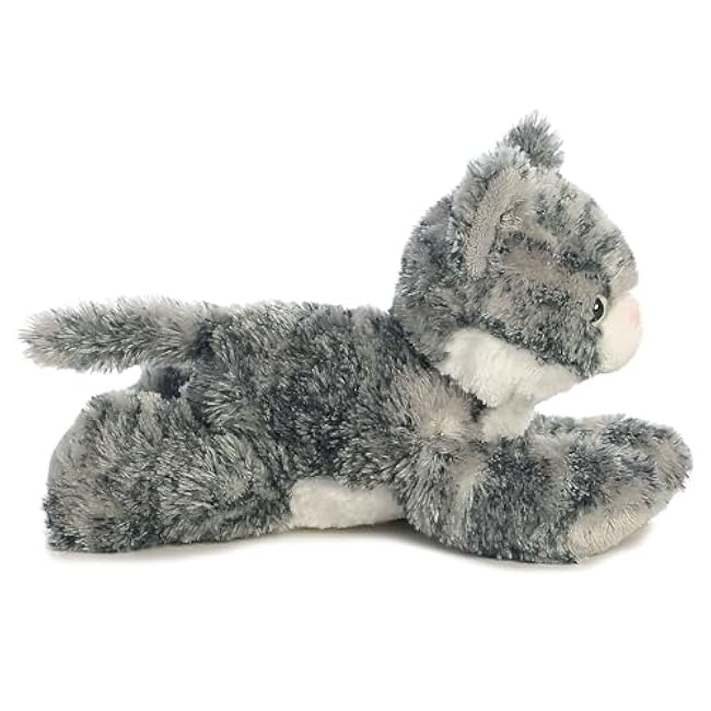 Aurora? Adorable Mini Flopsie? Lily? Stuffed Animal - Playful Ease - Timeless Companions - Gray 8 Inches