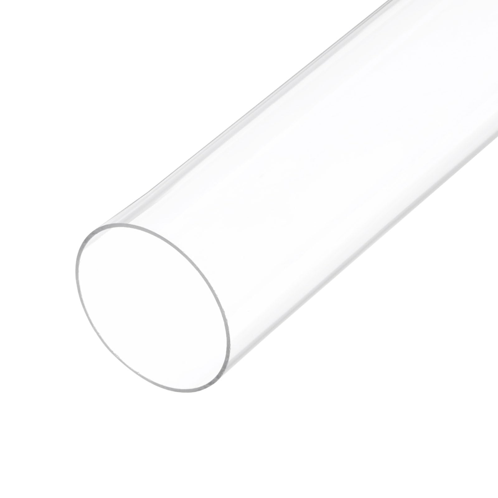Tube en acrylique transparent 86mm 90mm tuyau rigide plastique rond
