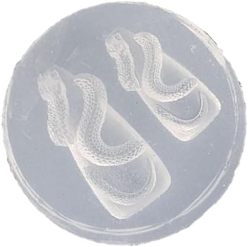 2 PCS Clear DIY Silicone Classic Nail Stamping Plate Dragon/Snake Nail Carving Molds Nail Art Molds for Foot, Hand and Nail Care