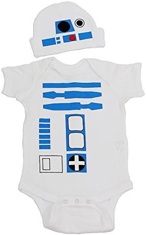R2D2 Baby Graphic Bodysuit Set