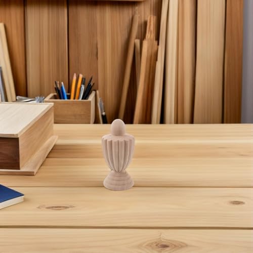 Remate de madera de escalera elegante de diseño europeo exclusivo 5