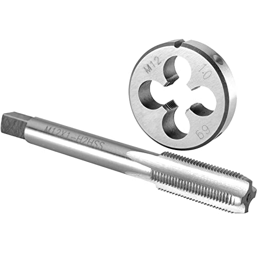 Image of Burkit M12 X 1 Tap and Die Set Right Hand