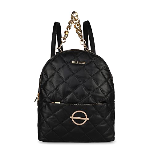 Petit sac à dos en cuir marron de qualité supérieure style moderne