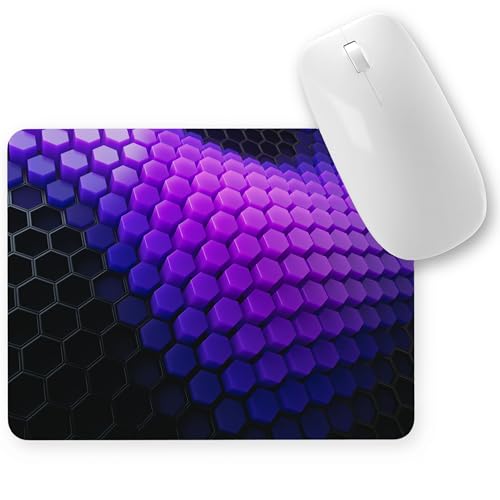 Image of Mouse Pad with Non-Slip Rubber Base, Waterproof & Durable Desk Mat for Gaming, Office & Students | Small Laptop & PC Pad | 23x18cm