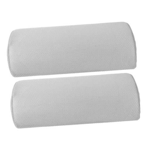 SOLUSTRE 2pcs Ergonomic Foot Pillow for Comfortable Elevation Office and Home Breathable Semi Cylindrical Shape Soft Footrest Cushion for Relaxation and Support