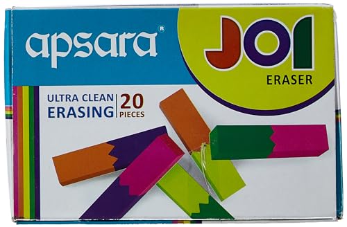 Image of Apsara Dual Neon Coloured Eraser, White