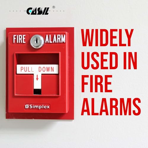 Casil 12V 33Ah Replacement Battery Compatible with Simplex 2081-9271 Fire Alarm Control Panel 2 Pack