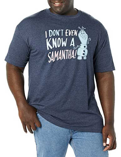 T-shirt Disney I Don't Know Samantha pour homme en coton noir